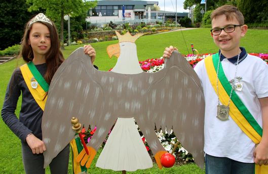 Wer werden die Nachfolger vom noch amtierenden Kinderkönigspaar, Niclas Göbel und Anna-Lena Wiedwald?