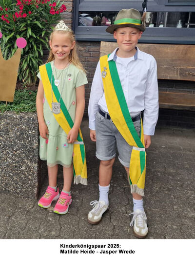 Kinderkönigspaar 2025 