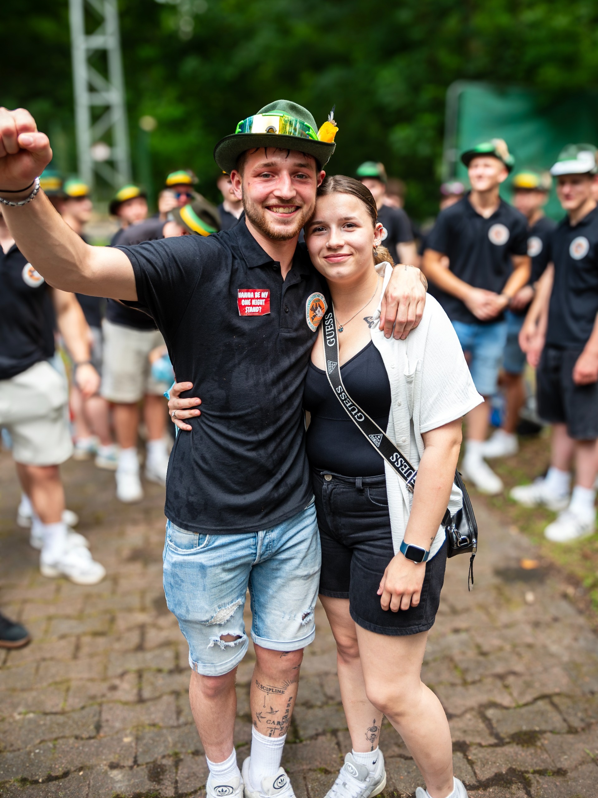 Luca Telgenbüscher mit Freundin Saskia