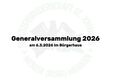 Generalversammlung 2026